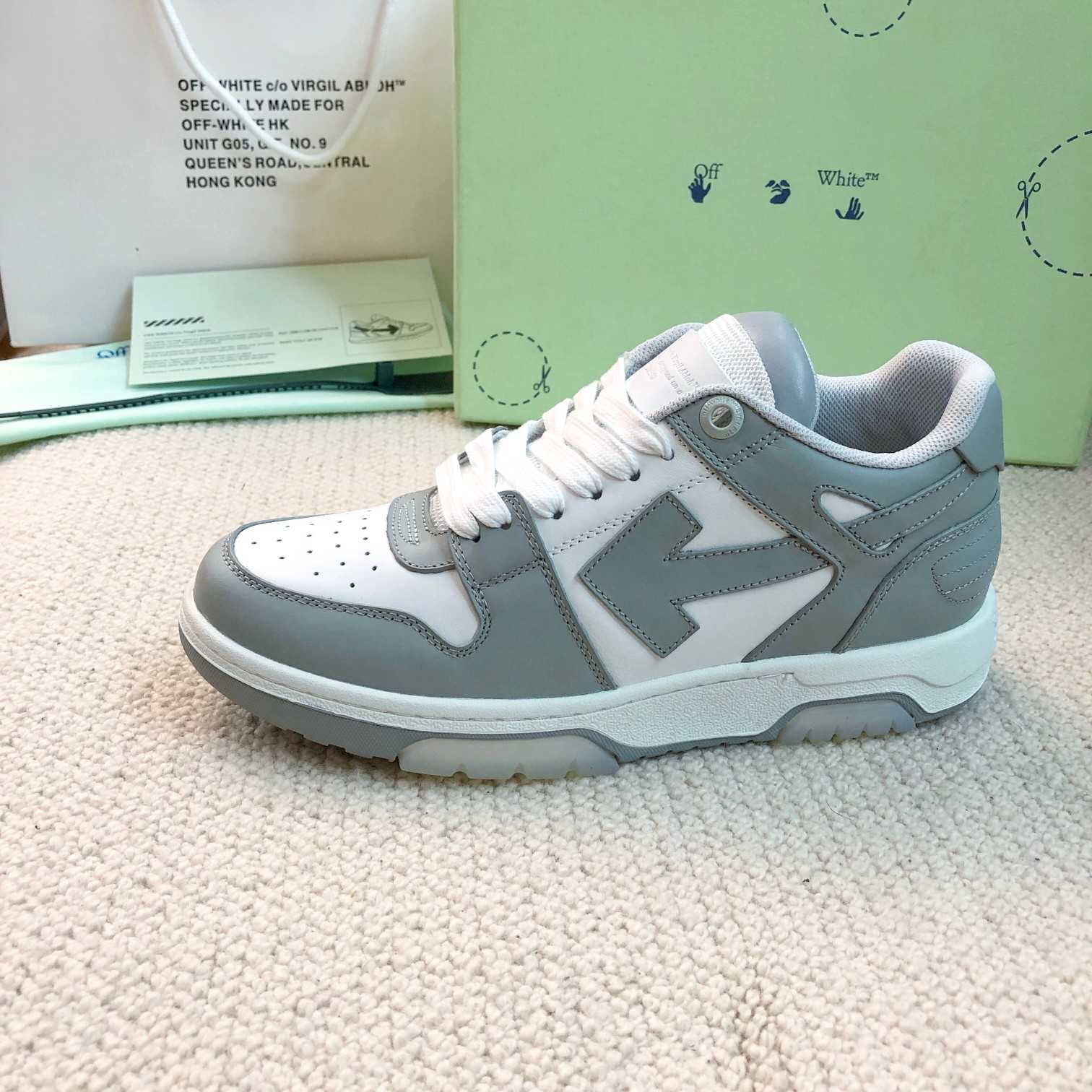 Off White Out Of Office Leather Sneakers - DopestKickz