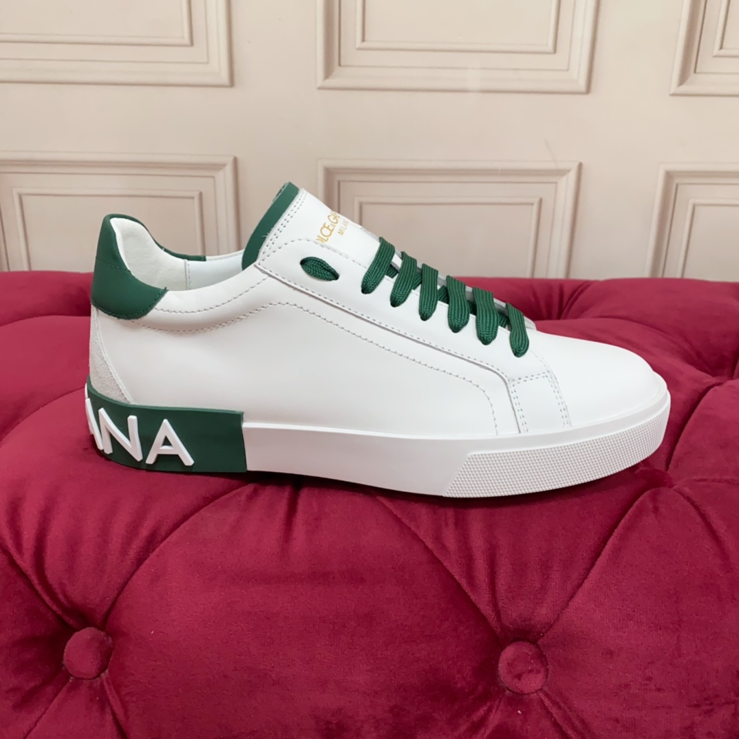 Dolce & Gabbana Calfskin Portofino Sneakers - DopestKickz