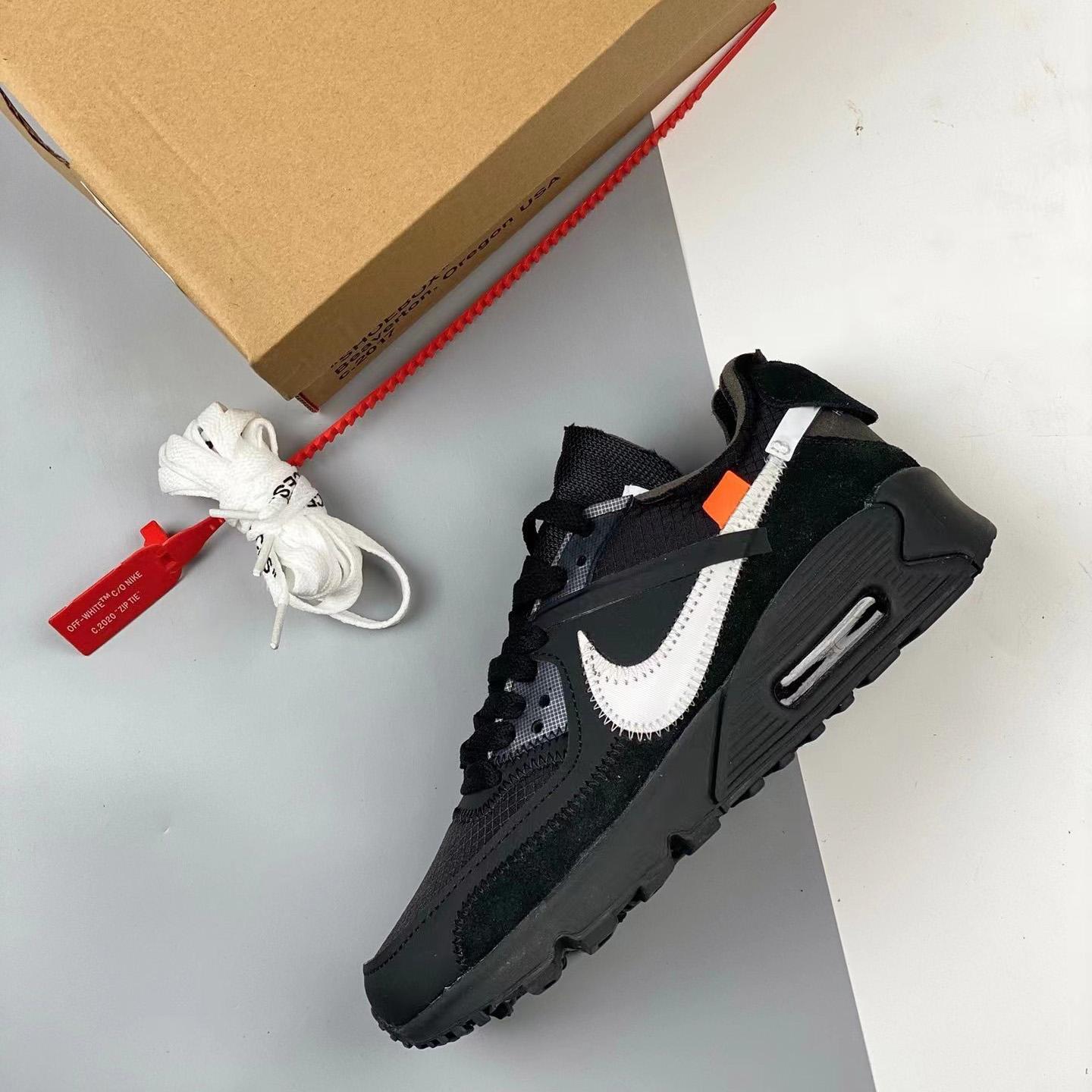 Off-White x Air Max 90 The 10 Sneakers    AA7293-001 - DopestKickz