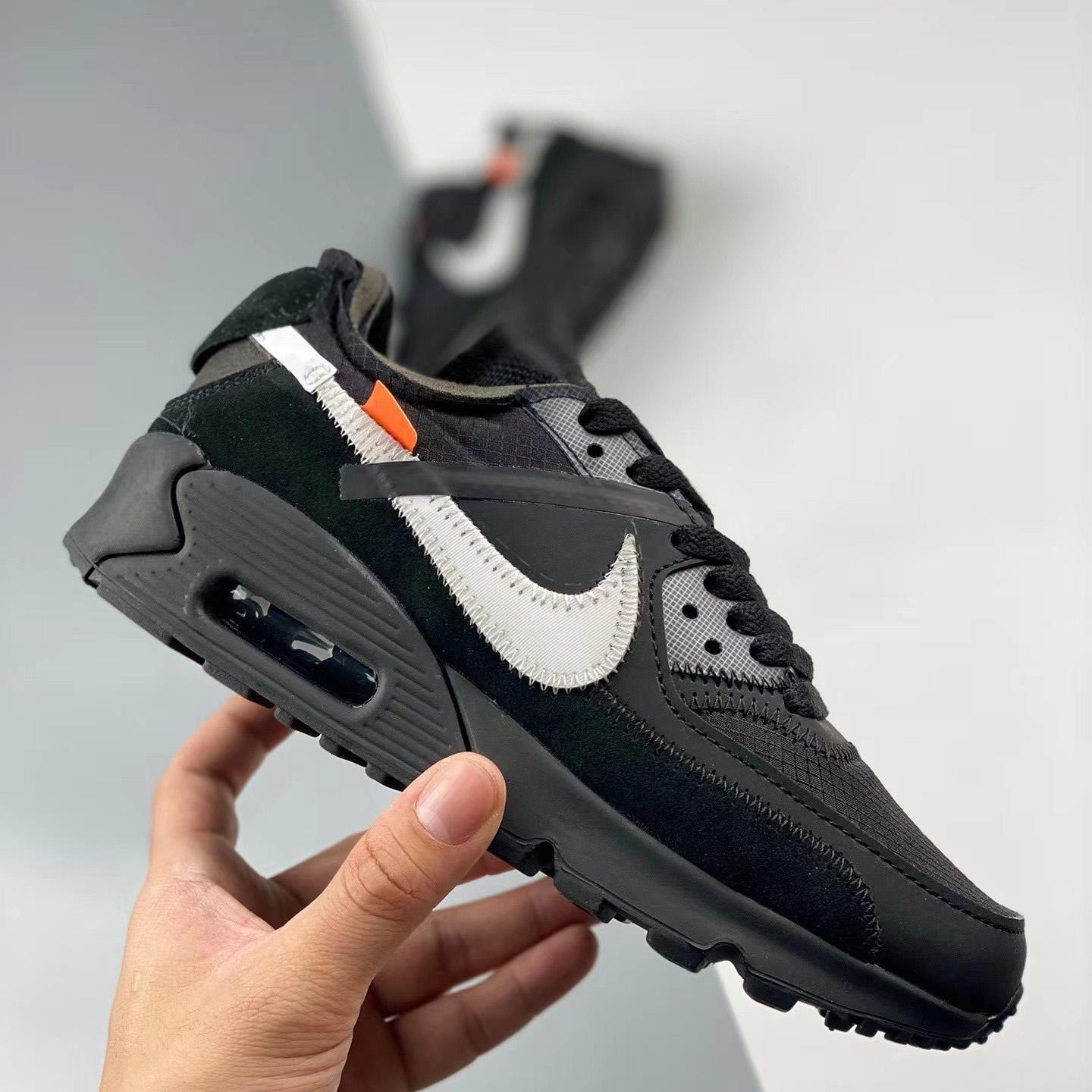 Off-White x Air Max 90 The 10 Sneakers    AA7293-001 - DopestKickz