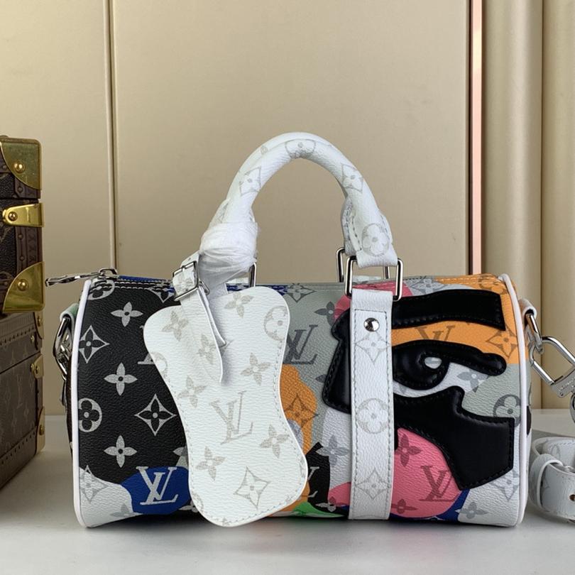 Louis Vuitton Keepall Bandoulière 25  (25x15x11CM)   M46701 - DopestKickz