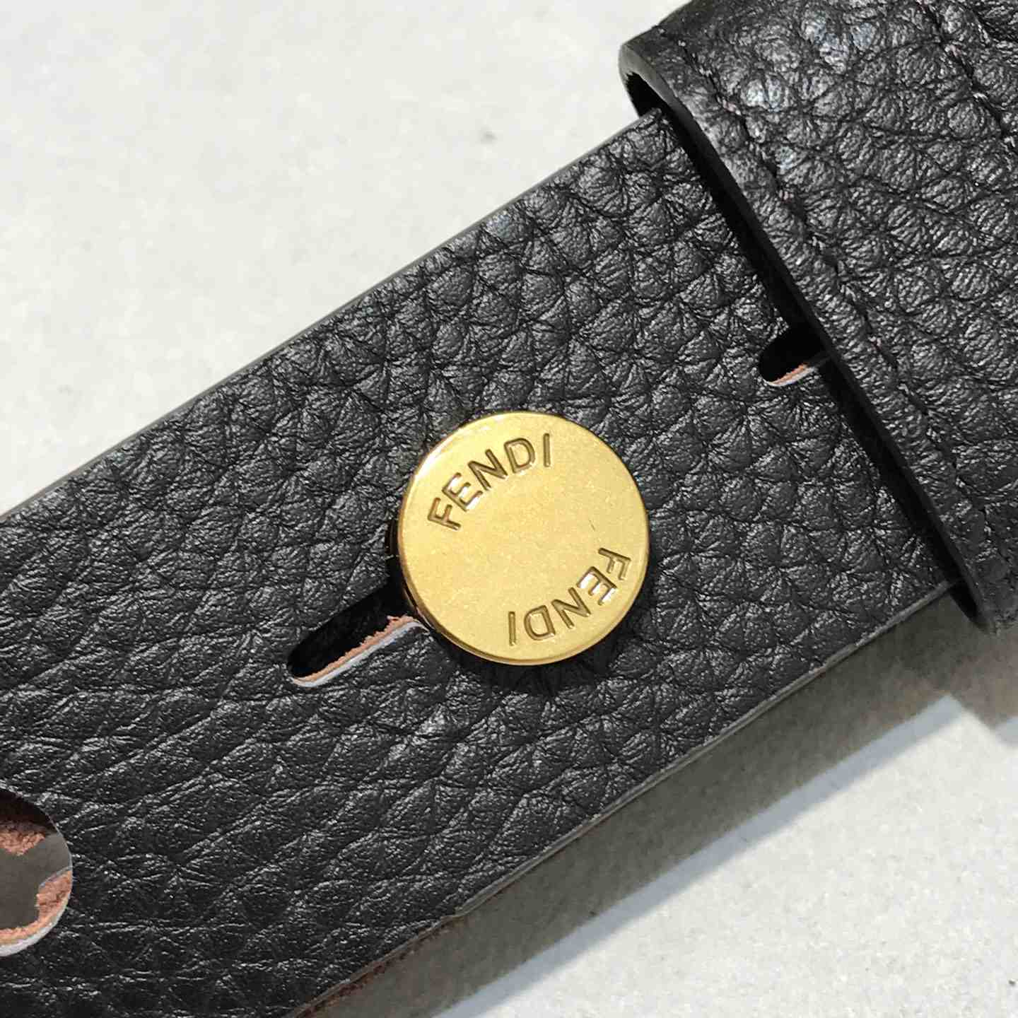 Fendi Women Long Tie Belt With F-Shaped Tip - DopestKickz