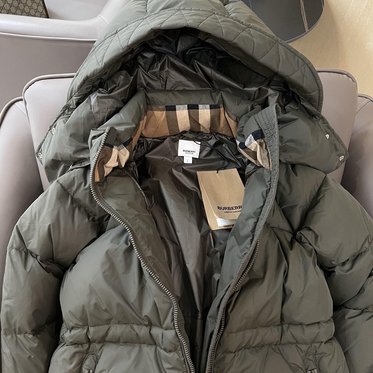 Burberry Hooded Down Jacket - DopestKickz