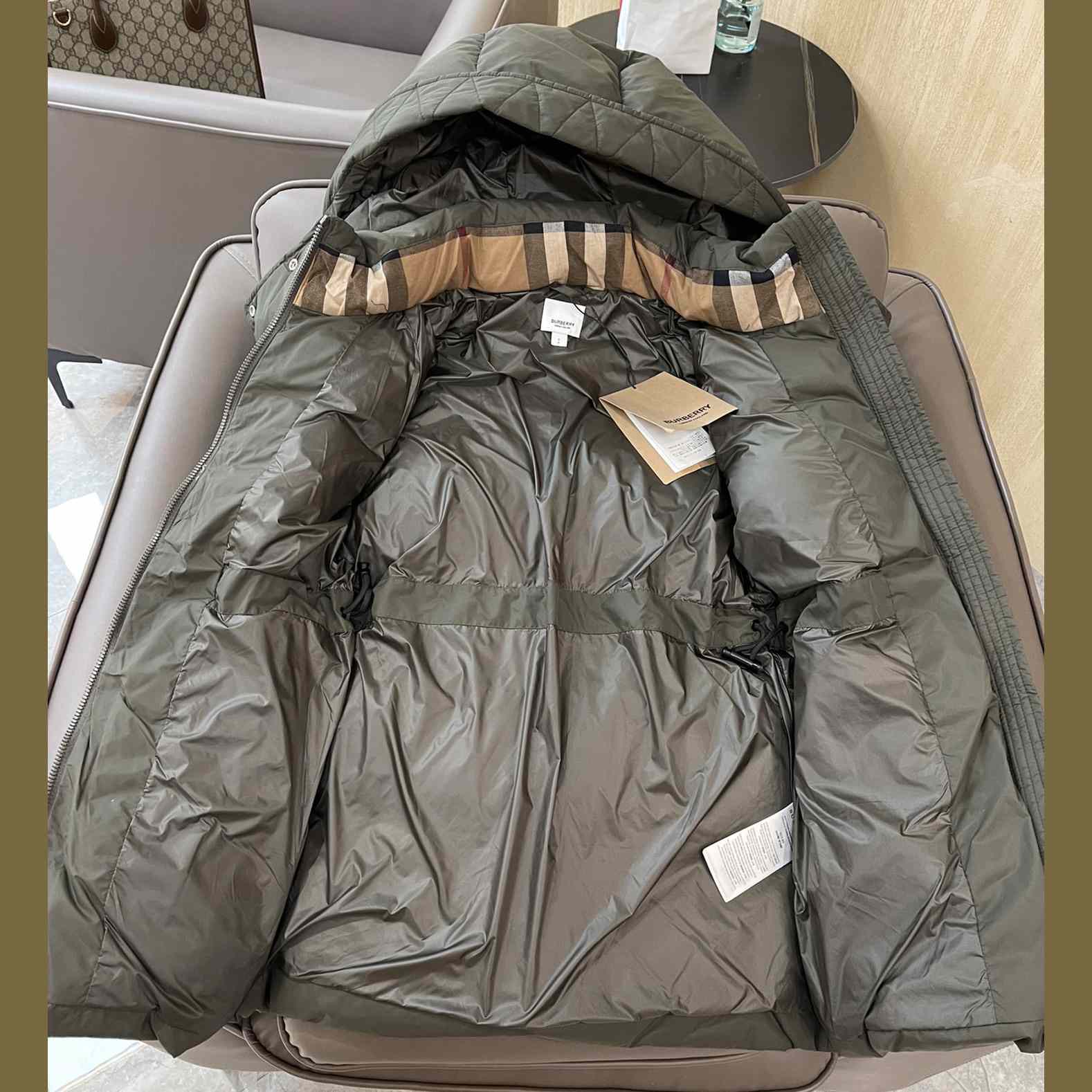 Burberry Hooded Down Jacket - DopestKickz