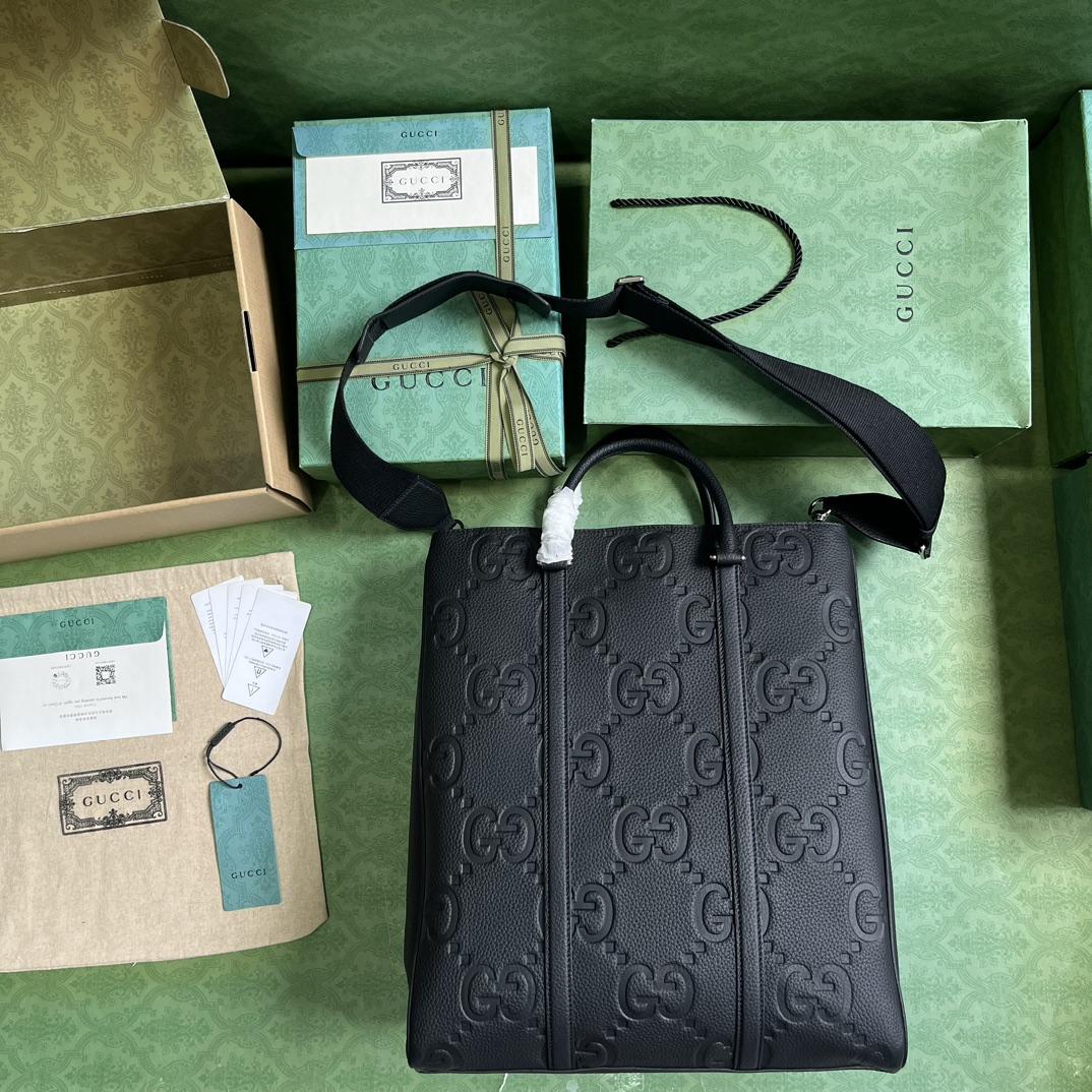 Gucci Jumbo GG Medium Tote Bag(36.5x 42x 13cm) - DopestKickz