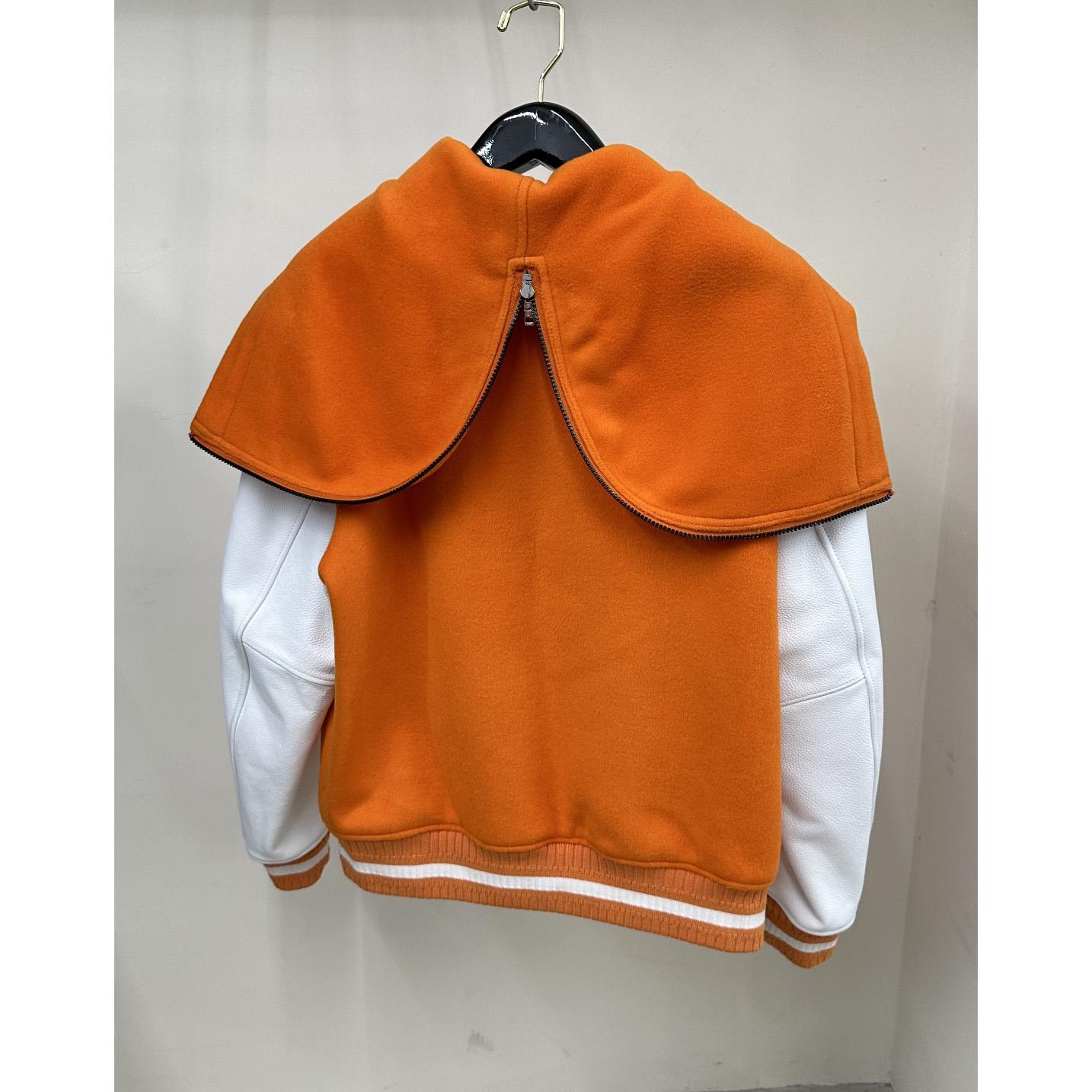 Givenchy Hooded Varsity Jacket In Wool And Leather - DopestKickz