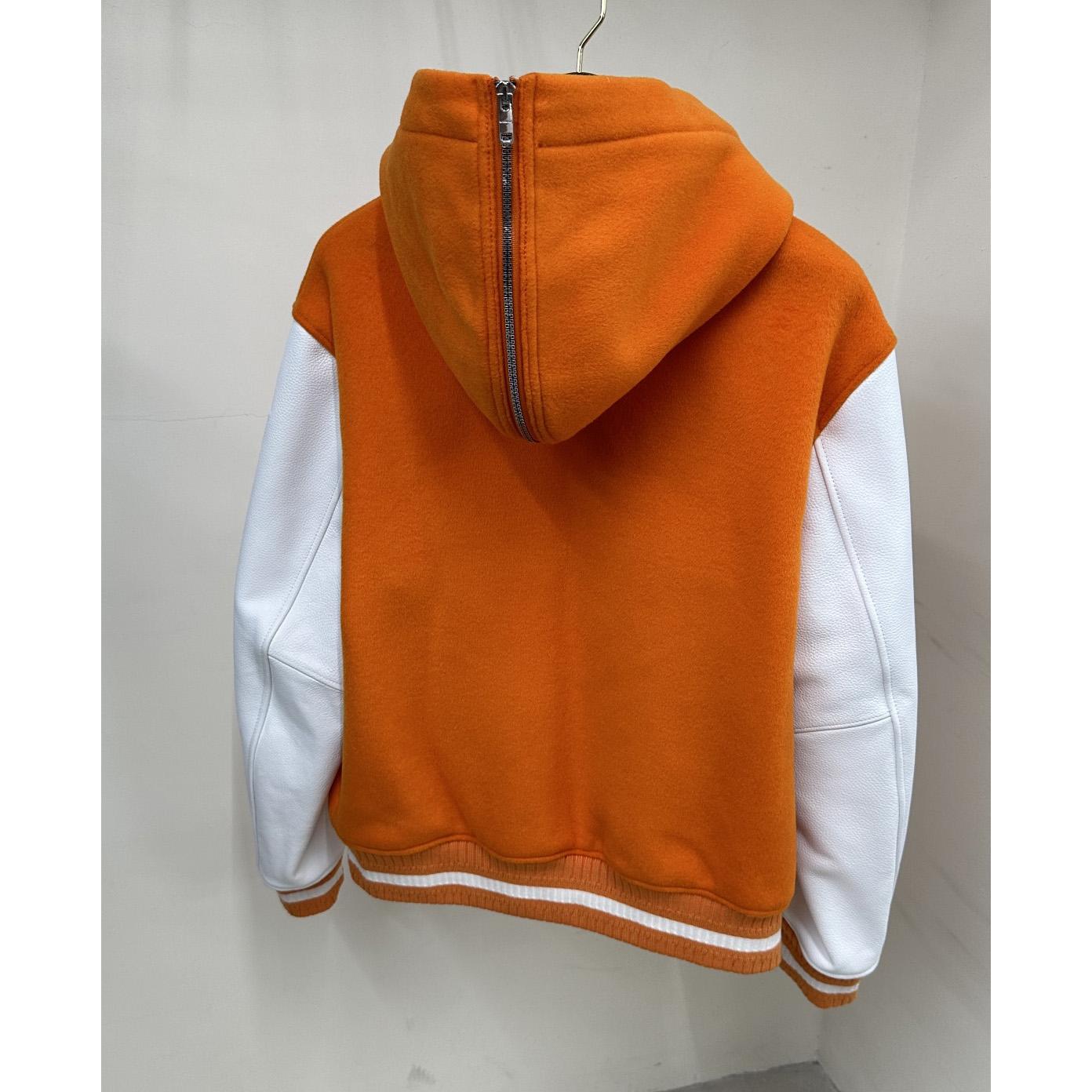 Givenchy Hooded Varsity Jacket In Wool And Leather - DopestKickz