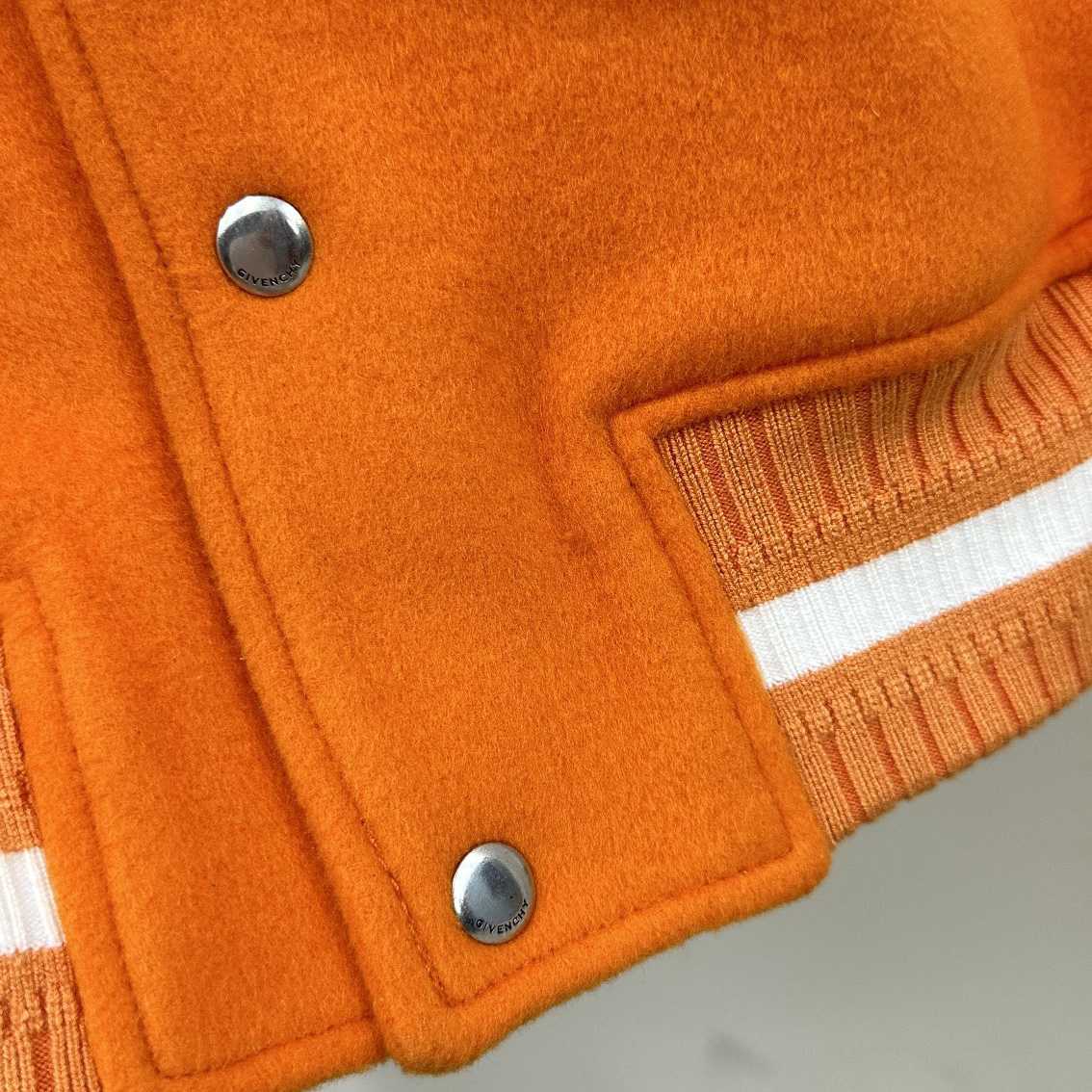 Givenchy Hooded Varsity Jacket In Wool And Leather - DopestKickz