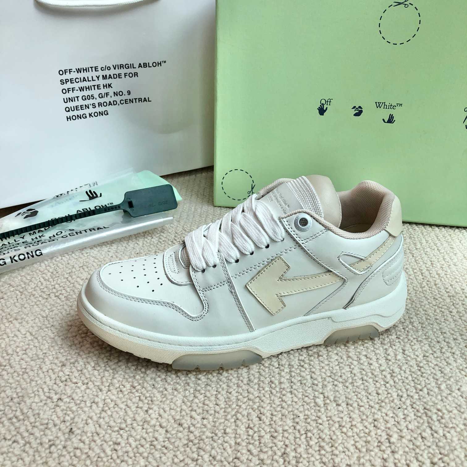 Off White Out Of Office Calf Leather Sneaker - DopestKickz