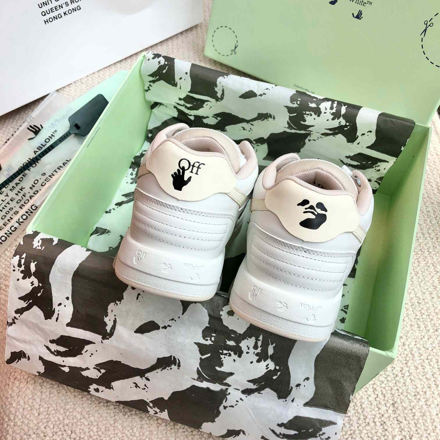 Off White Out Of Office Calf Leather Sneaker - DopestKickz