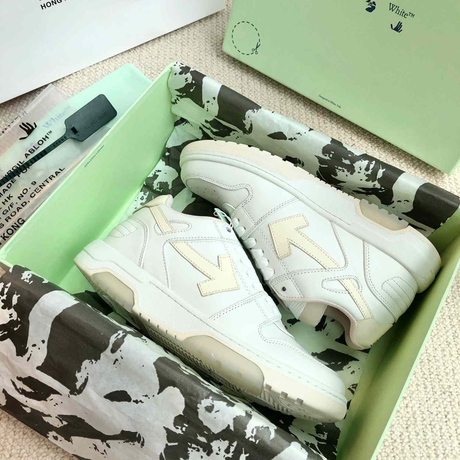 Off White Out Of Office Calf Leather Sneaker - DopestKickz