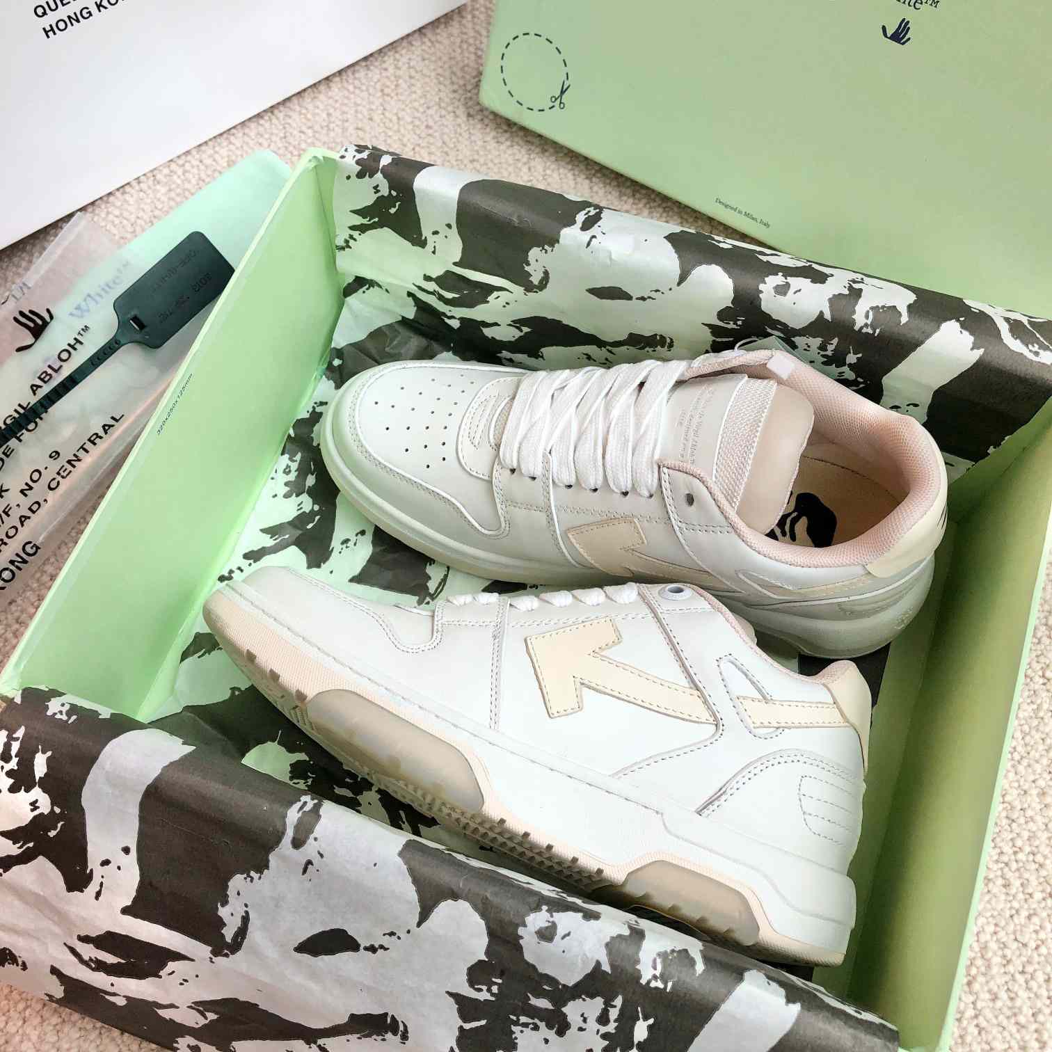 Off White Out Of Office Calf Leather Sneaker - DopestKickz