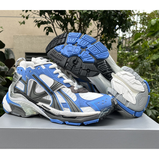 Balenciaga Runner Sneaker In Blue - DopestKickz