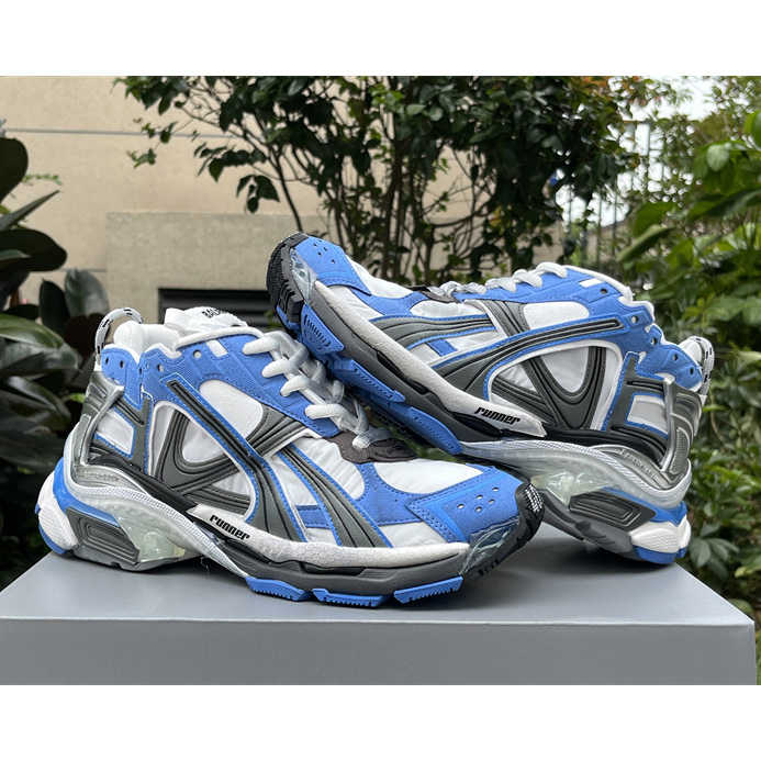 Balenciaga Runner Sneaker In Blue - DopestKickz