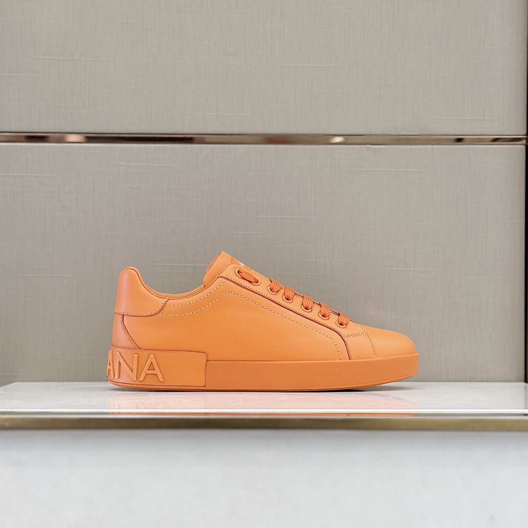 Dolce & Gabbana Embossed Logo Sneakers - DopestKickz