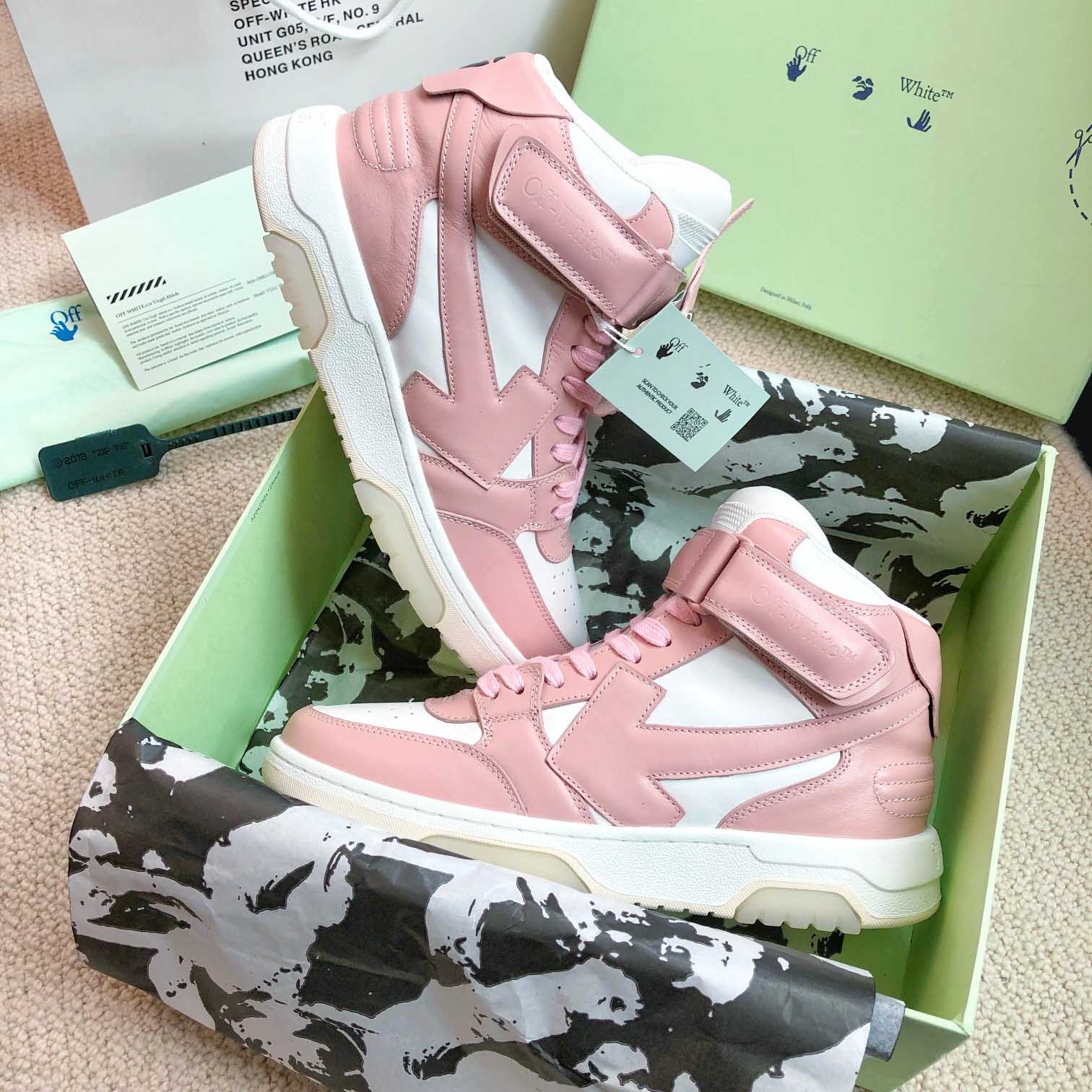 Off White Out Of Office Mid Top Sneaker - DopestKickz