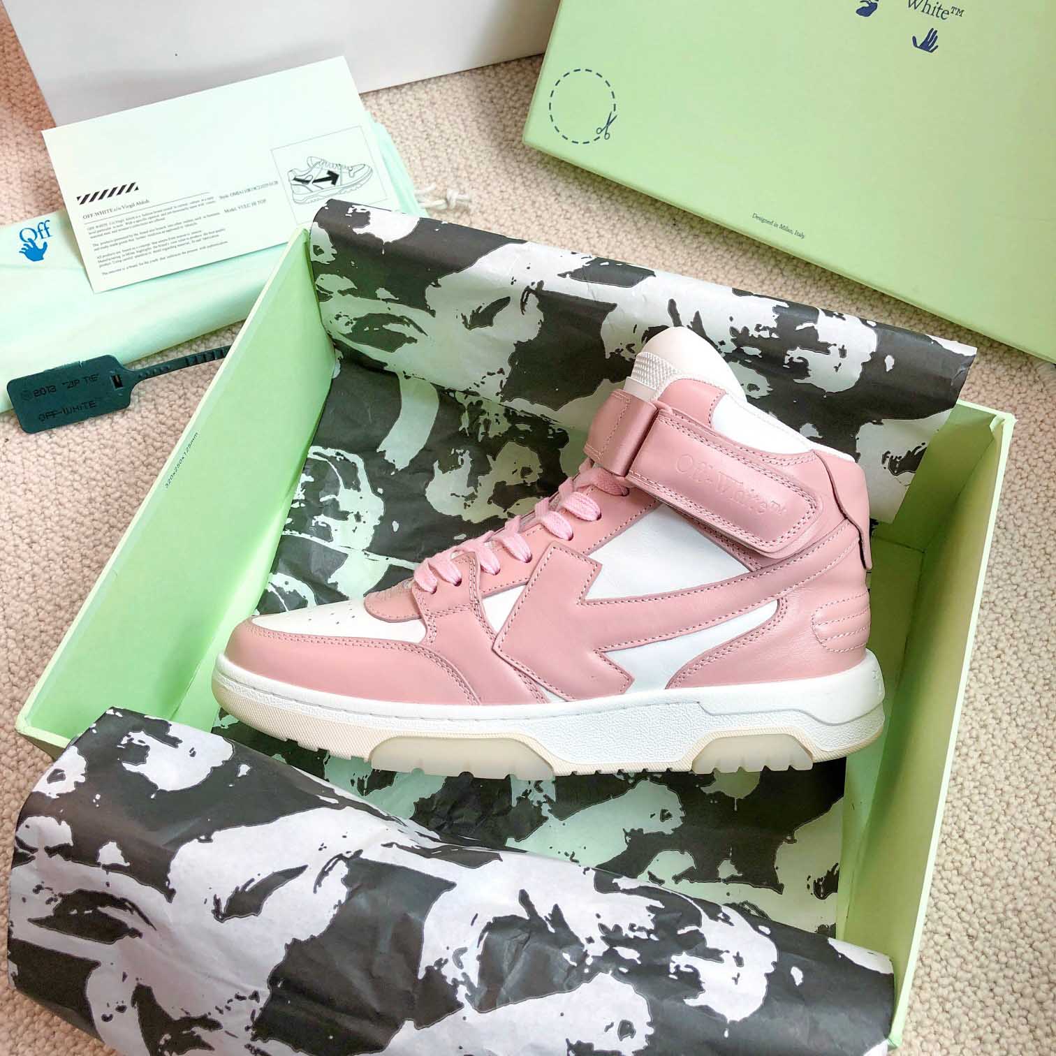 Off White Out Of Office Mid Top Sneaker - DopestKickz