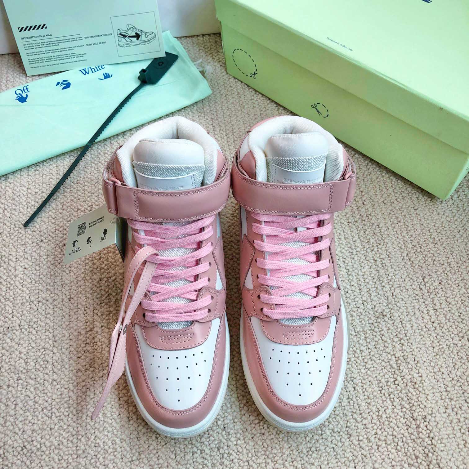 Off White Out Of Office Mid Top Sneaker - DopestKickz