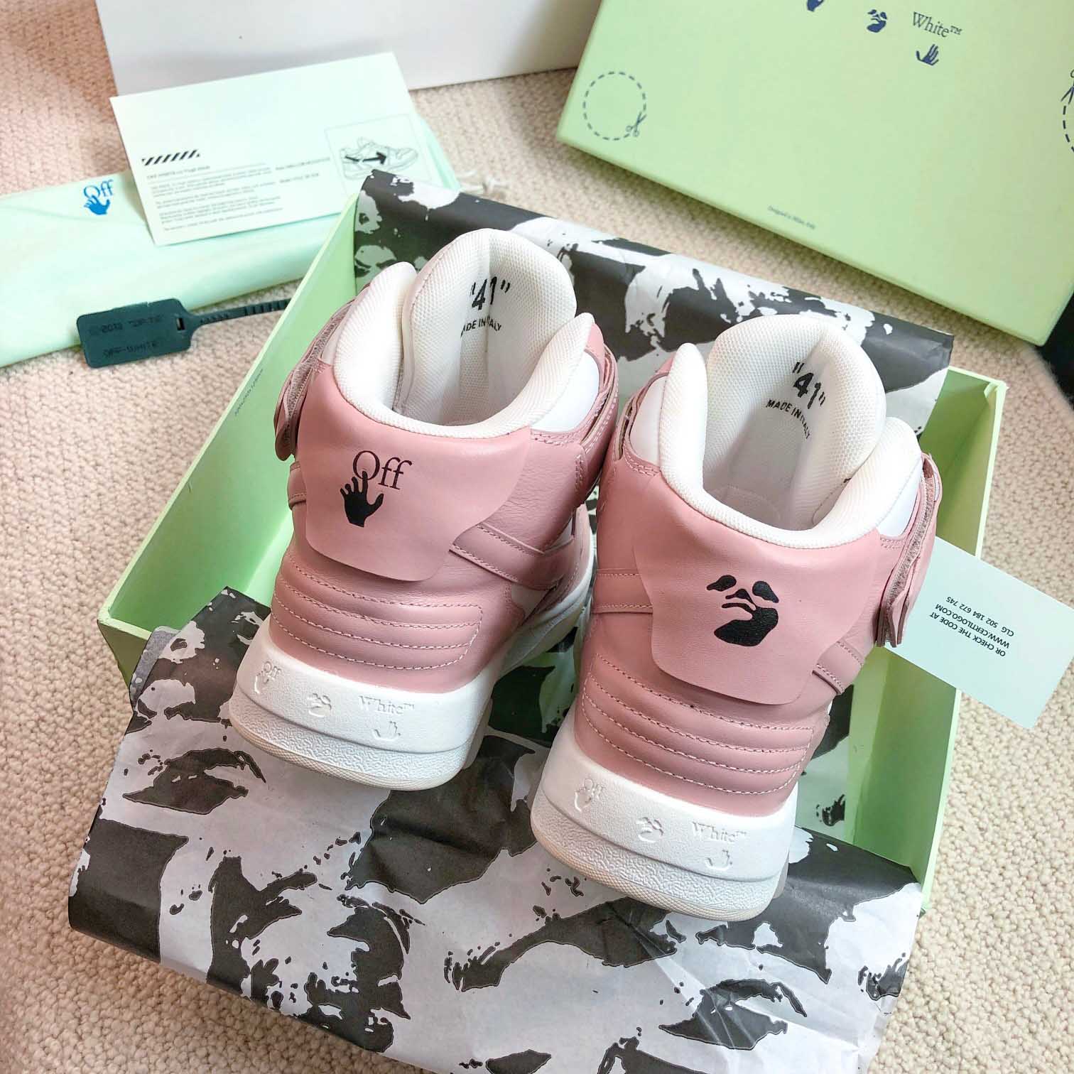 Off White Out Of Office Mid Top Sneaker - DopestKickz