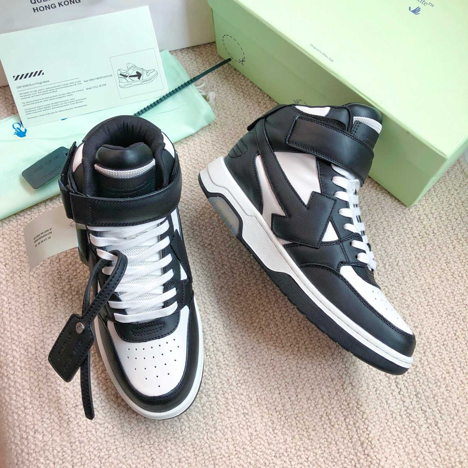 Off White Out Of Office Mid Top Sneaker - DopestKickz