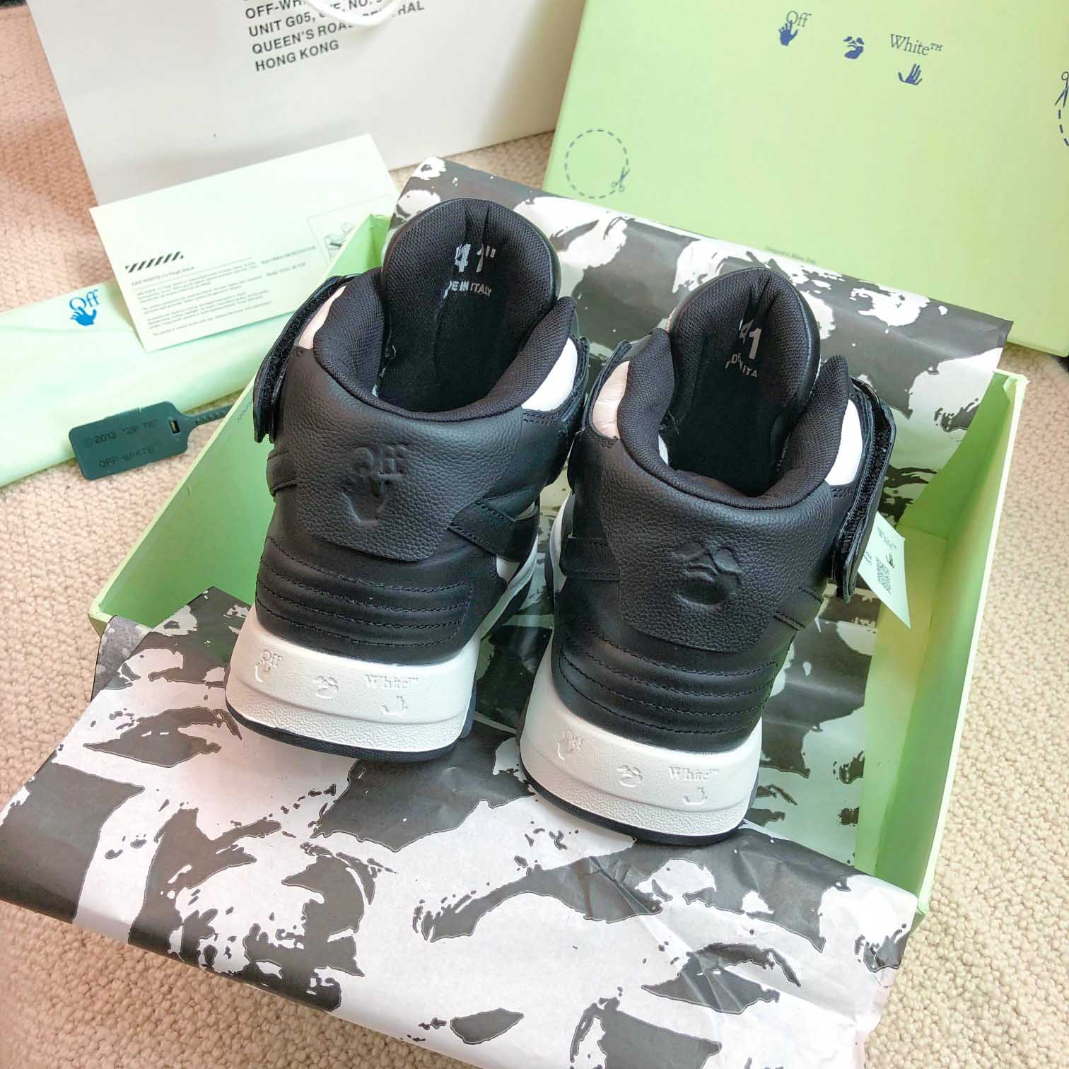 Off White Out Of Office Mid Top Sneaker - DopestKickz