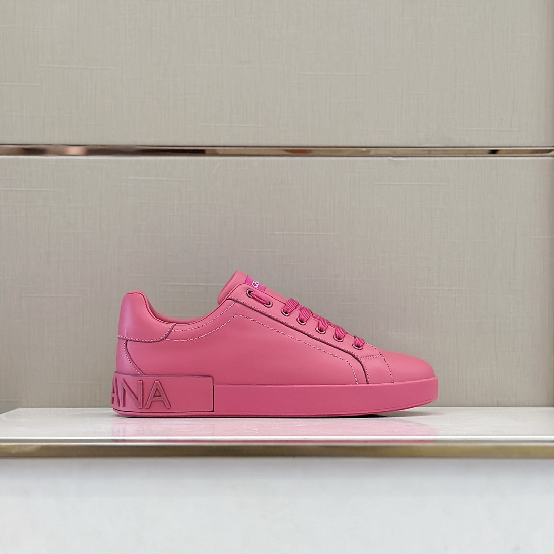 Dolce & Gabbana Embossed Logo Sneakers - DopestKickz