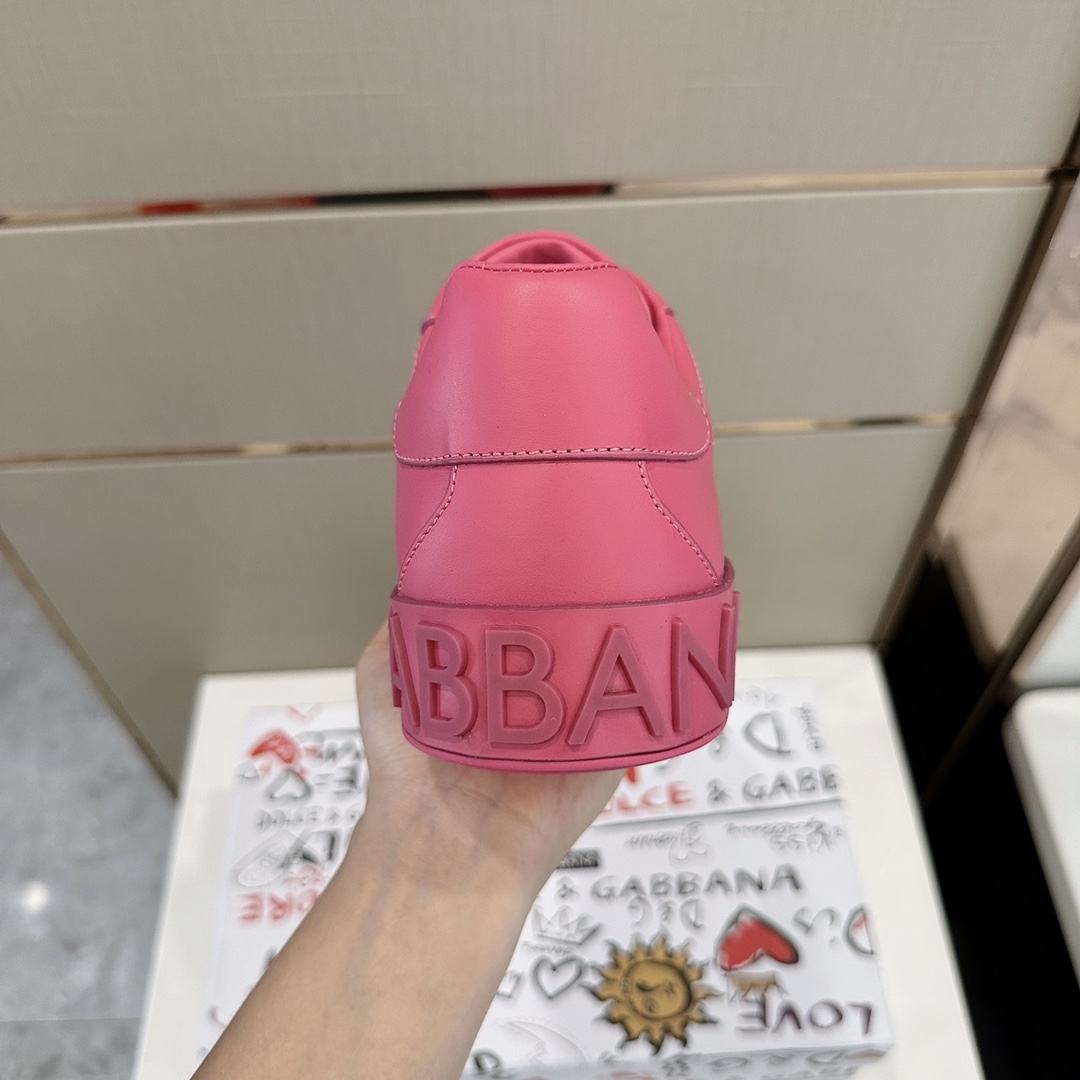 Dolce & Gabbana Embossed Logo Sneakers - DopestKickz