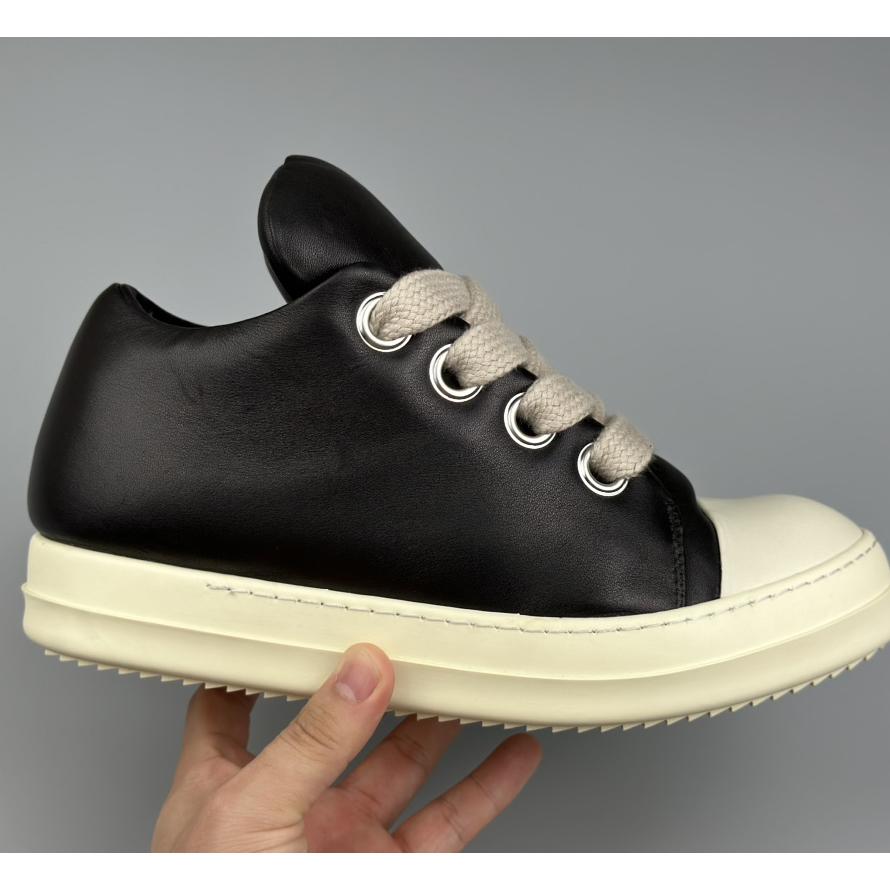 Rick Owens Lace-up Low-top Sneakers  - DopestKickz