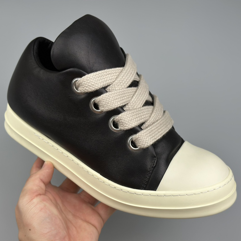 Rick Owens Lace-up Low-top Sneakers  - DopestKickz