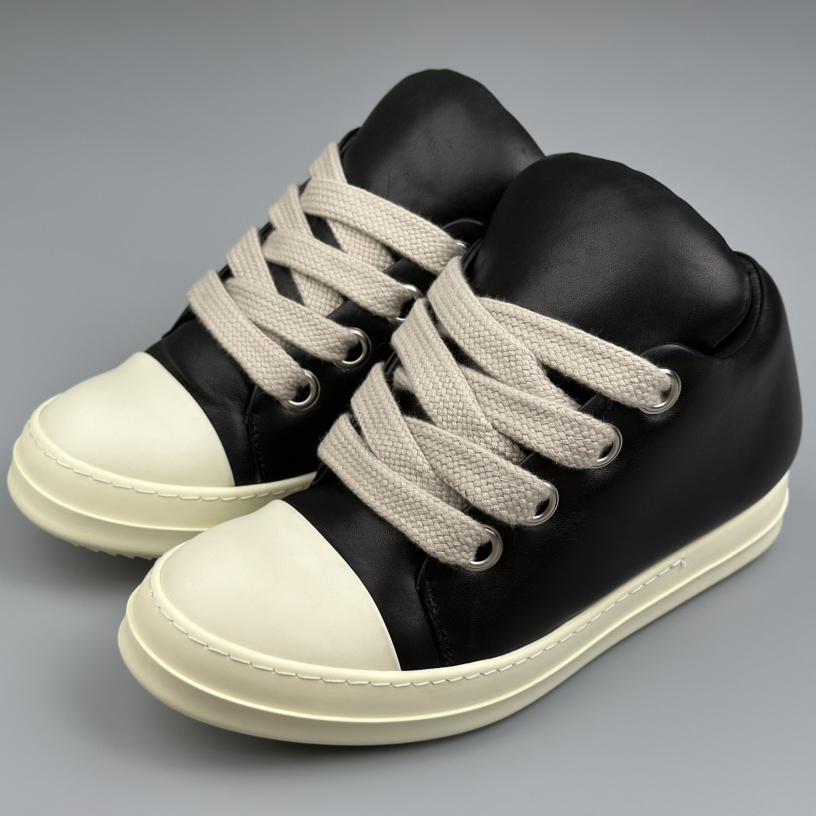 Rick Owens Lace-up Low-top Sneakers  - DopestKickz