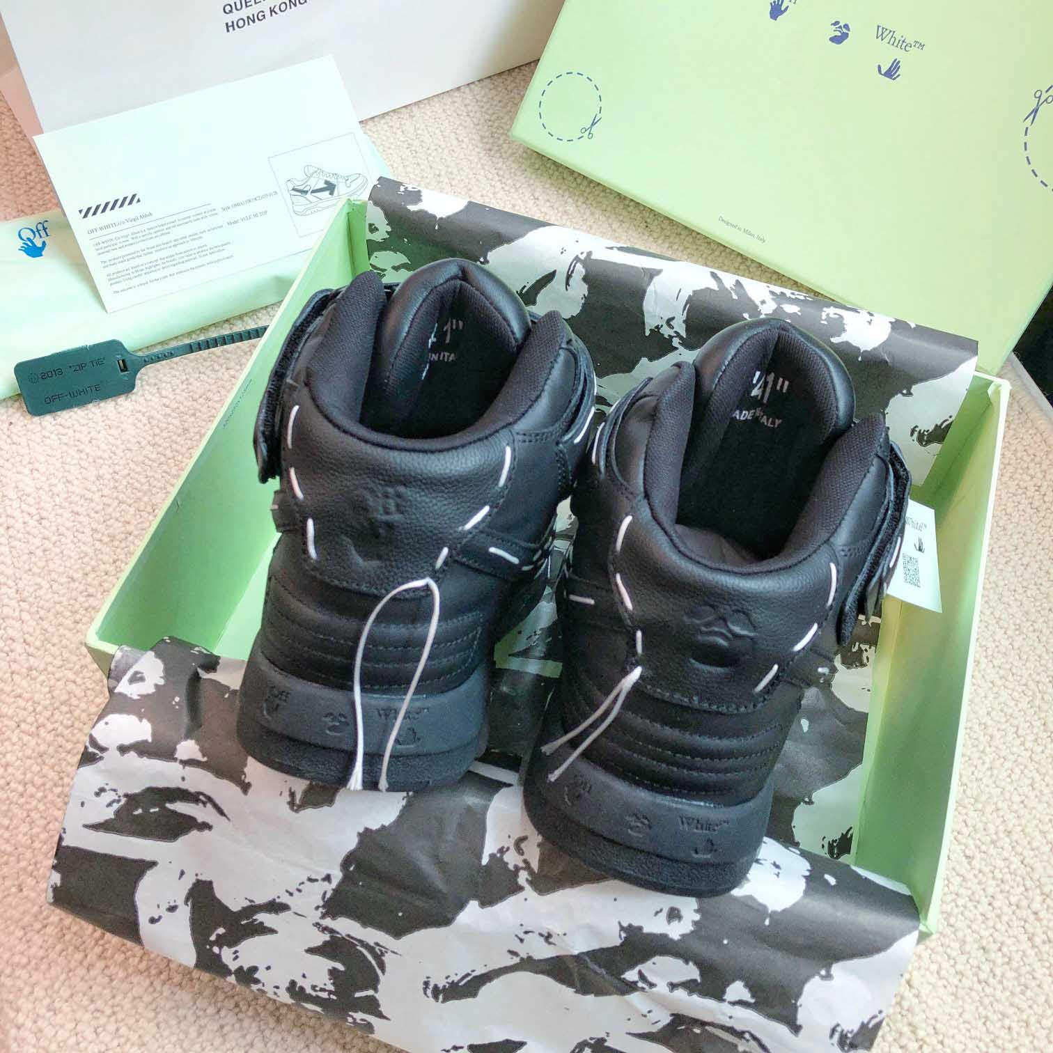 Off White Ooo Mid Sartorial Stitching - DopestKickz