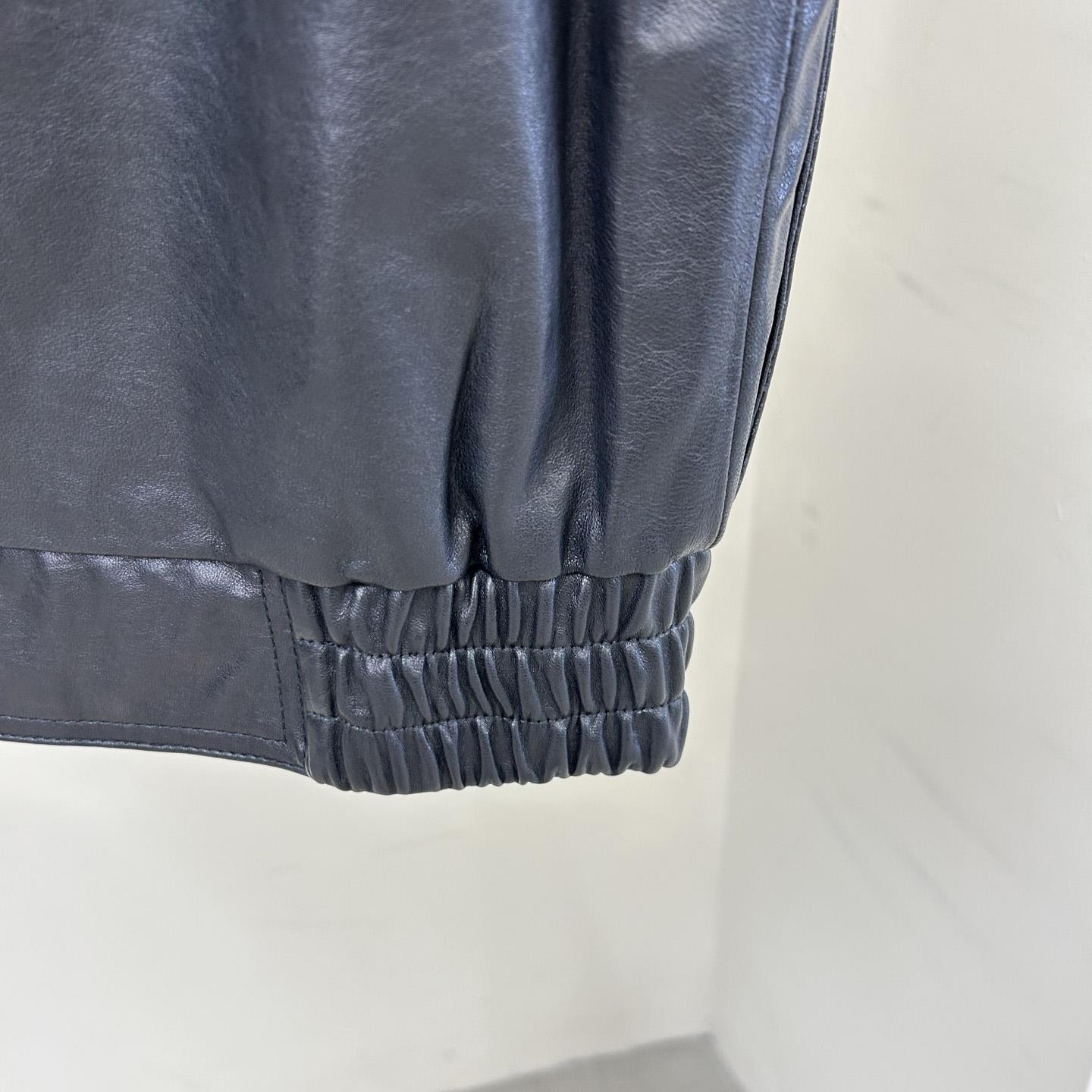 Saint Laurent Biker Jacket In Vintage Crinkled Lambskin - DopestKickz