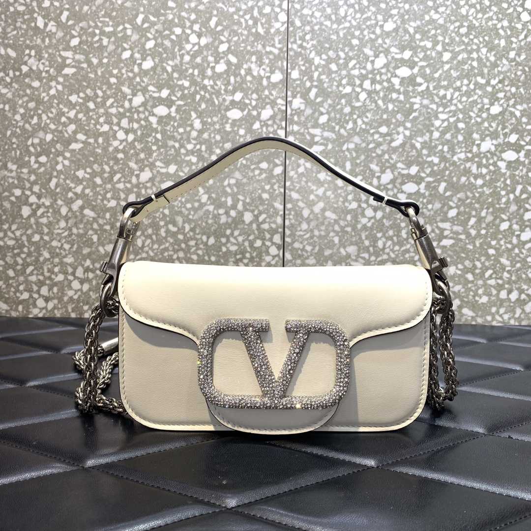 Valenti Locò Small Shoulder Bag With Jewel Logo - DopestKickz
