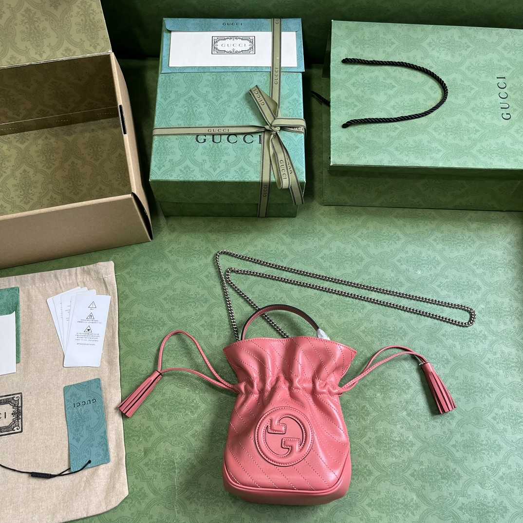 Gucci Blondie Mini Bucket Bag - DopestKickz