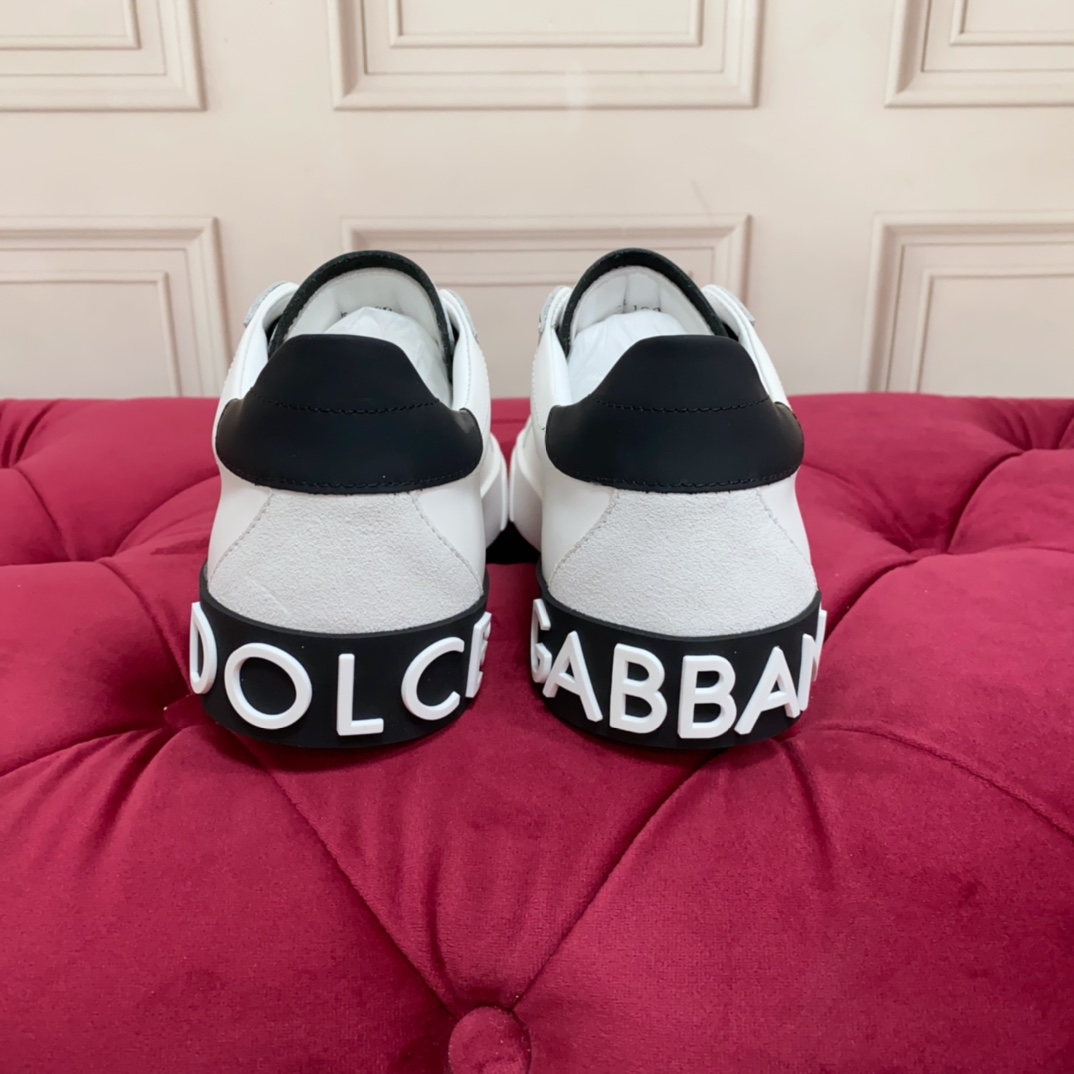 Dolce & Gabbana Calfskin Portofino Sneakers - DopestKickz