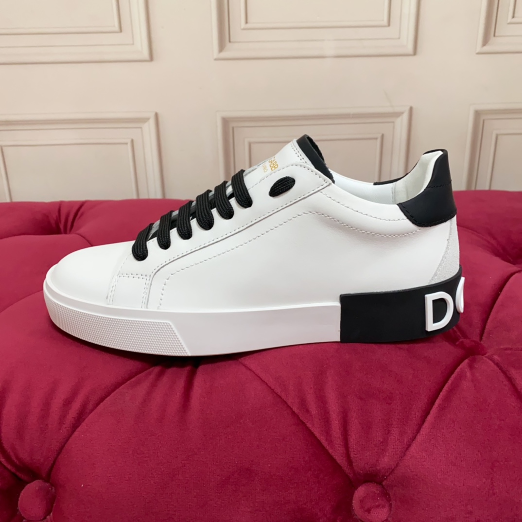 Dolce & Gabbana Calfskin Portofino Sneakers - DopestKickz