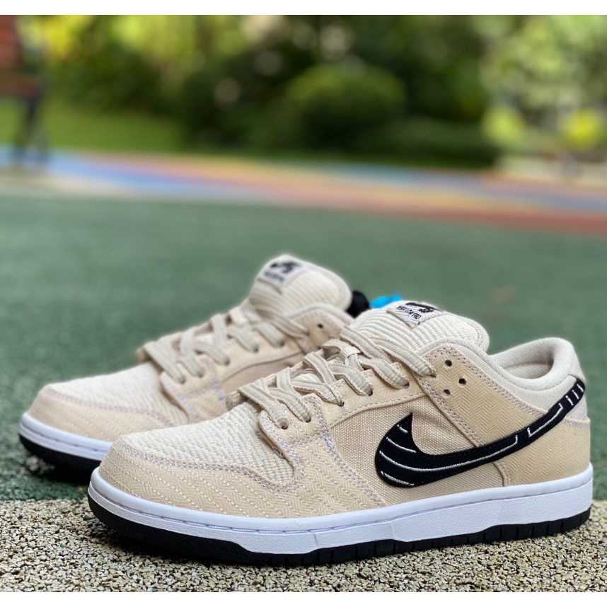 Albino & Preto x Nike Dunk SB Low Sneakers       FD2627-200 - DopestKickz