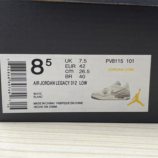 Nike Air Jordan Legacy 312 Low Sneaker    PV8115-101 - DopestKickz