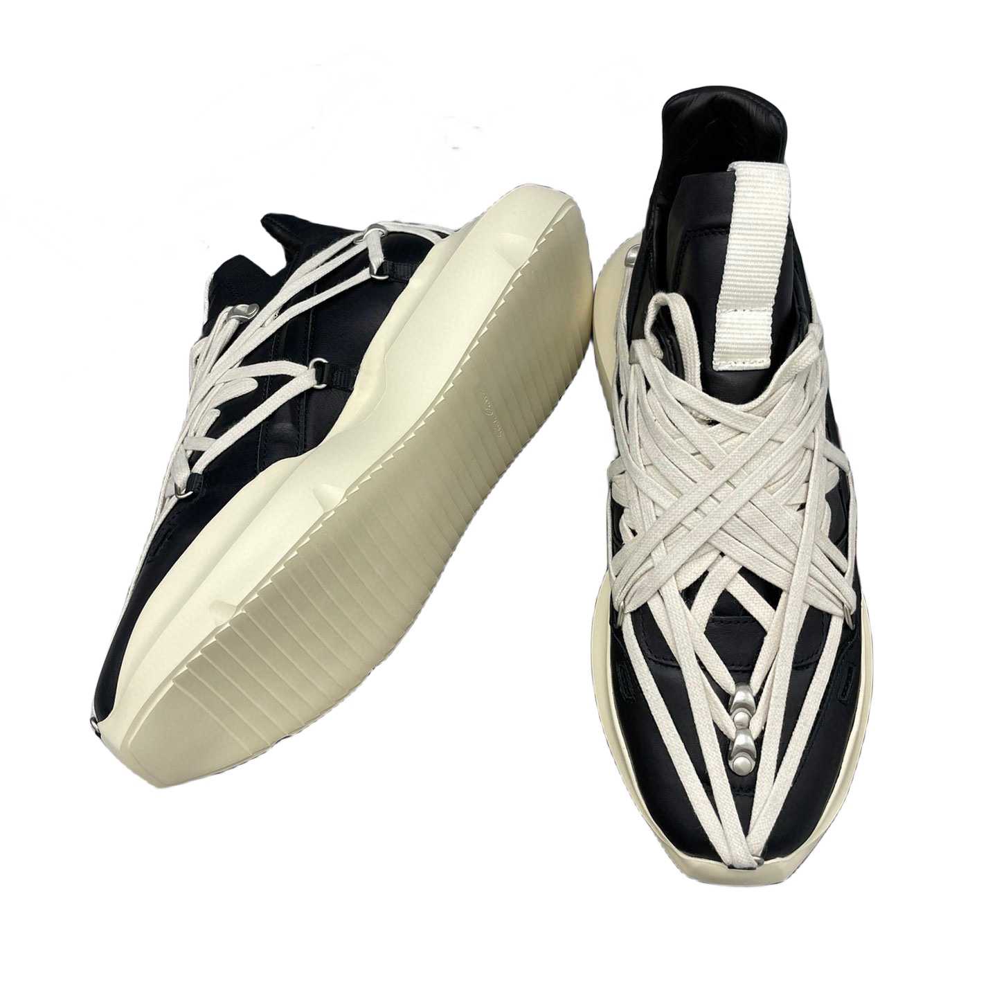 Rick Owens Geth Chunky High-top Sneakers - DopestKickz