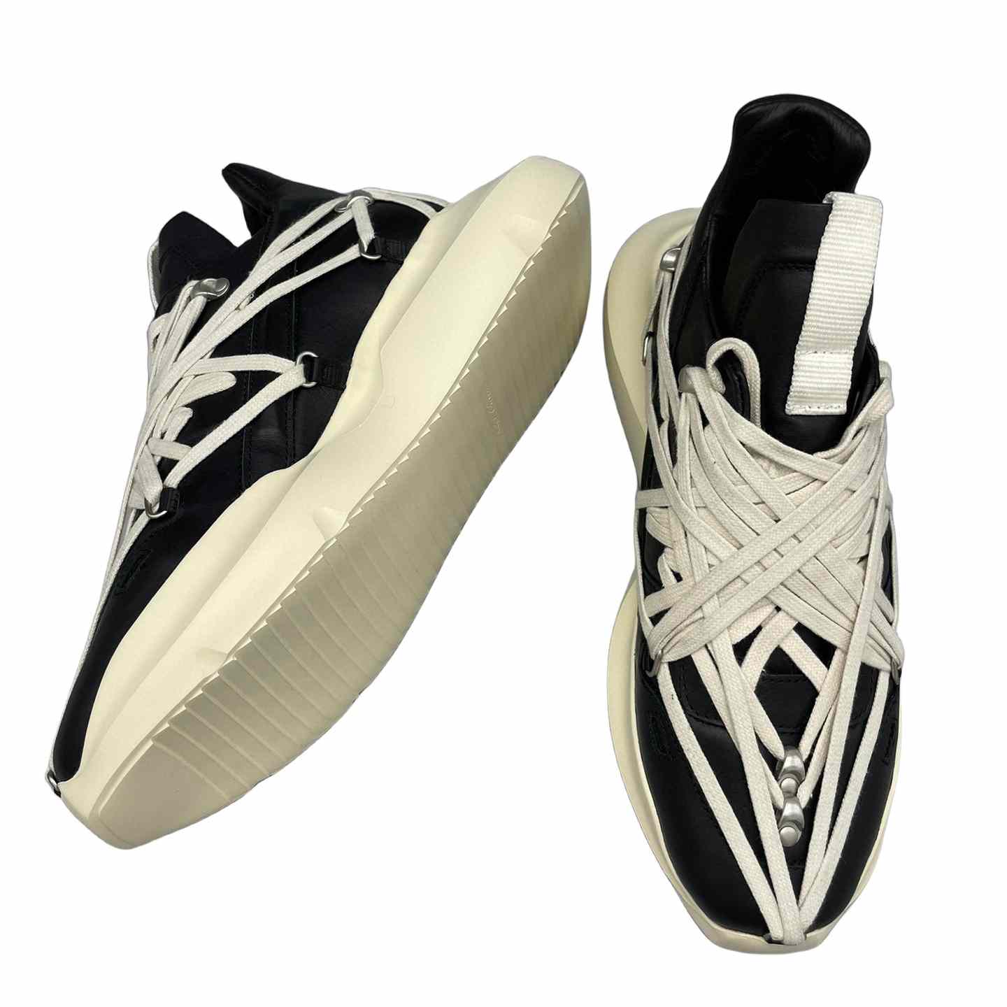 Rick Owens Geth Chunky High-top Sneakers - DopestKickz