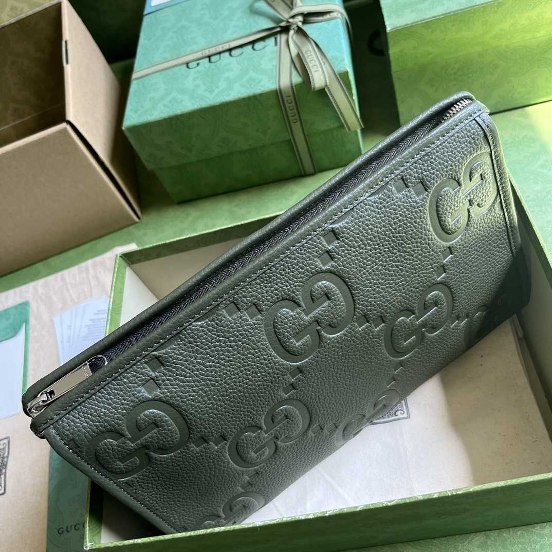 Gucci Jumbo GG Pouch (28.5x 18x 9cm) - DopestKickz