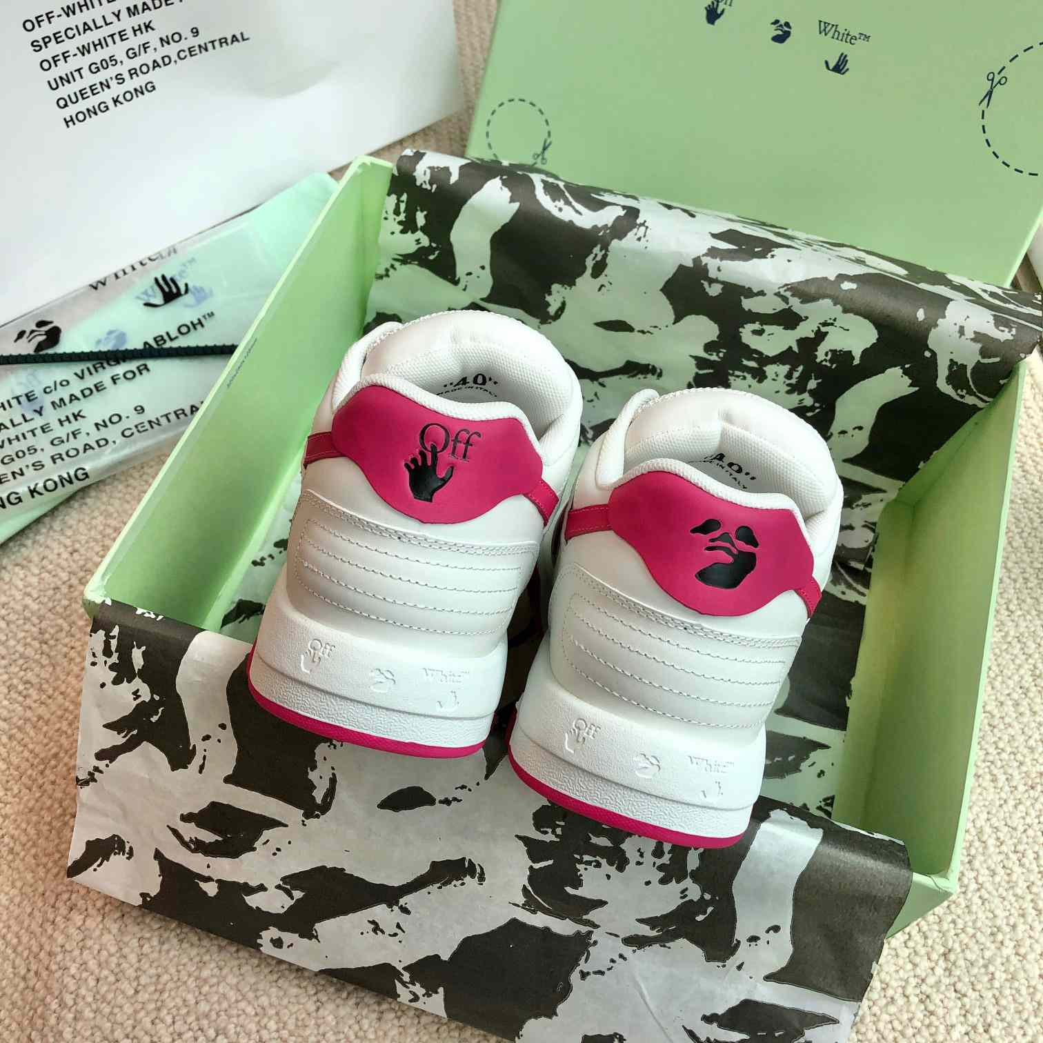 Off White Out Of Office Calf Leather Sneaker - DopestKickz