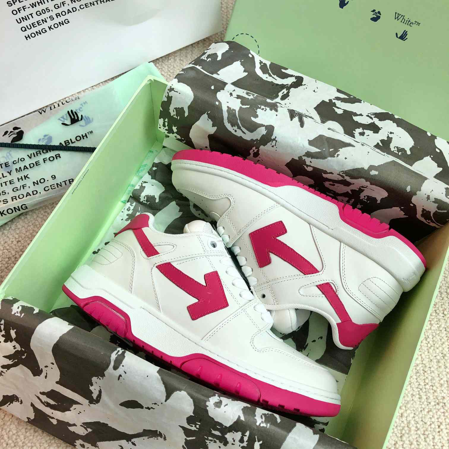 Off White Out Of Office Calf Leather Sneaker - DopestKickz