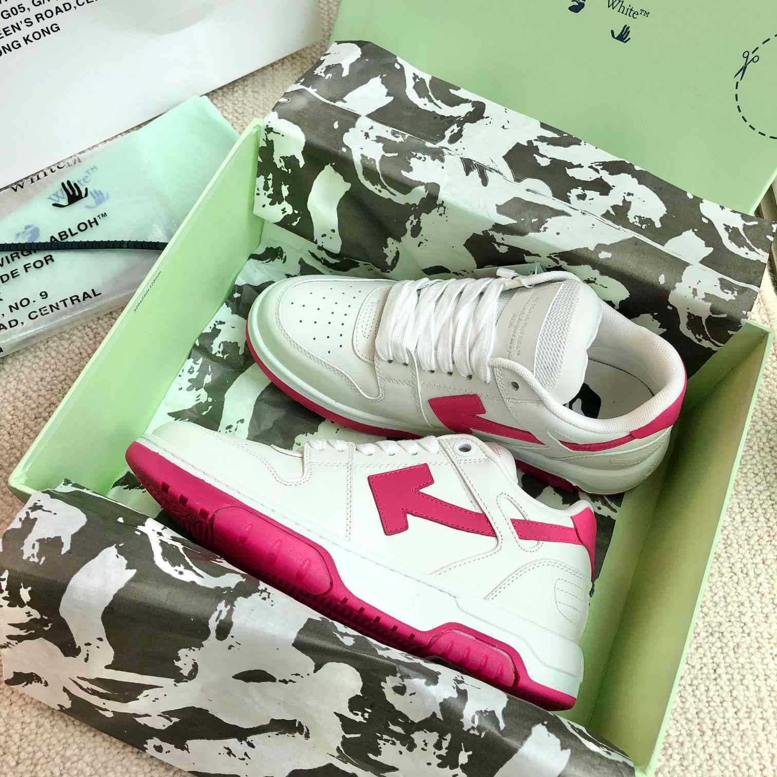 Off White Out Of Office Calf Leather Sneaker - DopestKickz