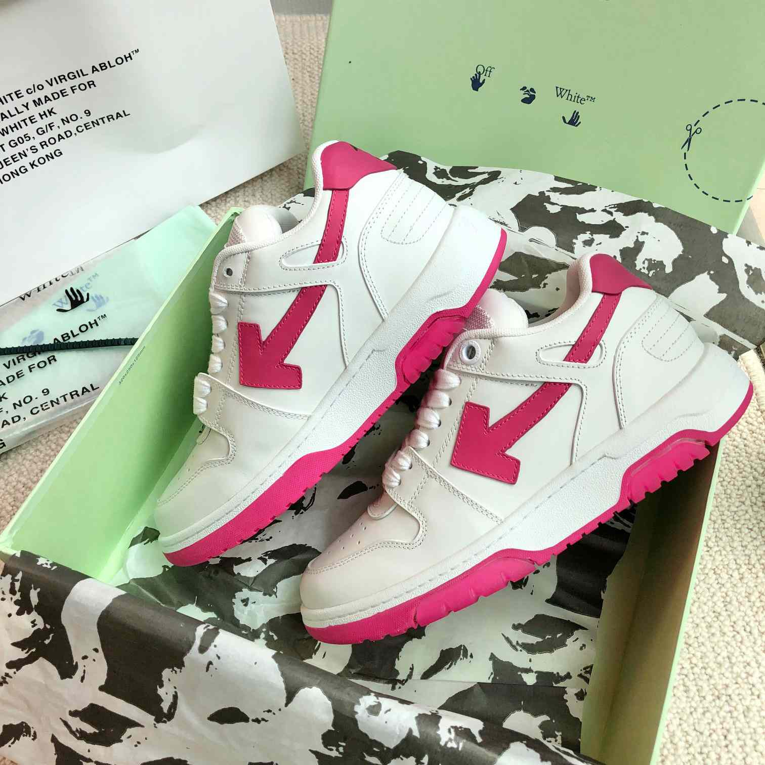 Off White Out Of Office Calf Leather Sneaker - DopestKickz