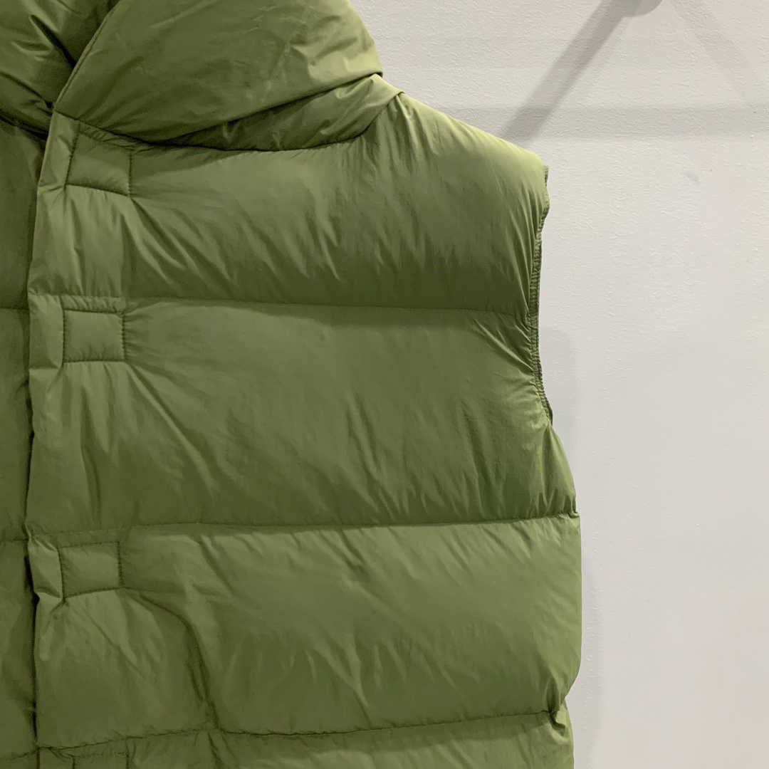 Rick Owens Green Padded Down Vest - DopestKickz