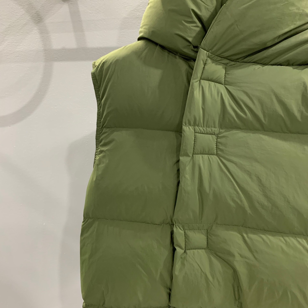 Rick Owens Green Padded Down Vest - DopestKickz