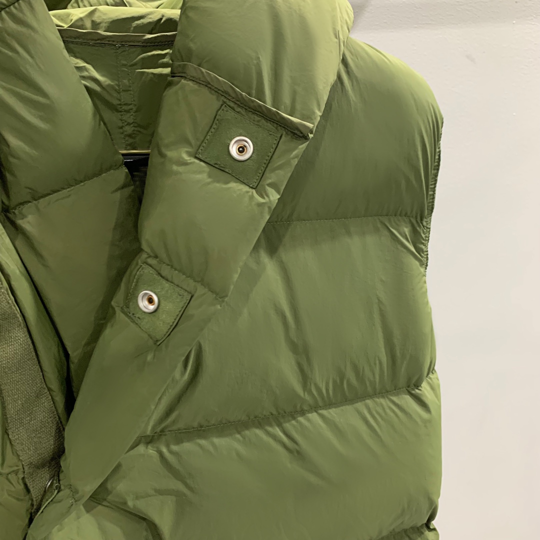 Rick Owens Green Padded Down Vest - DopestKickz
