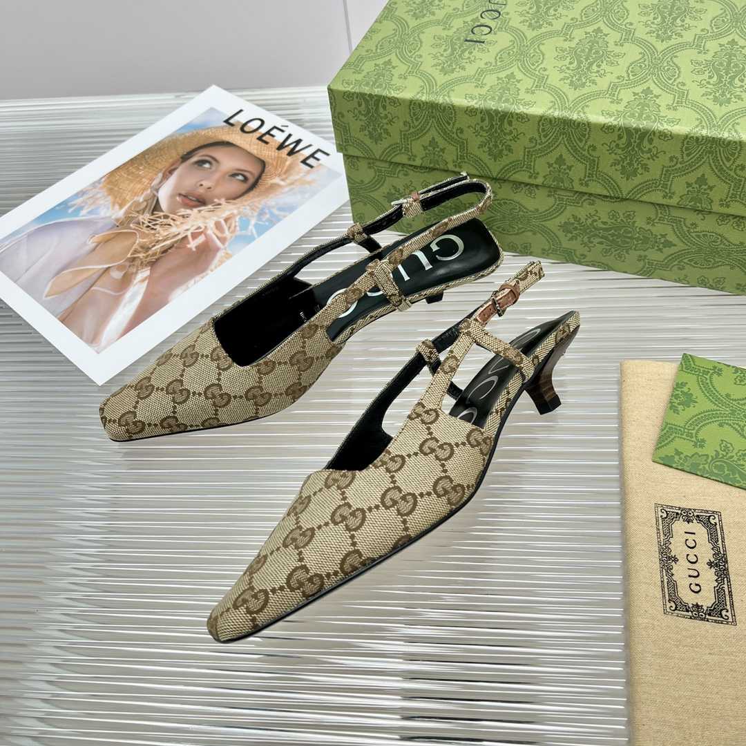 Gucci Women's GG Slingback Pump - DopestKickz