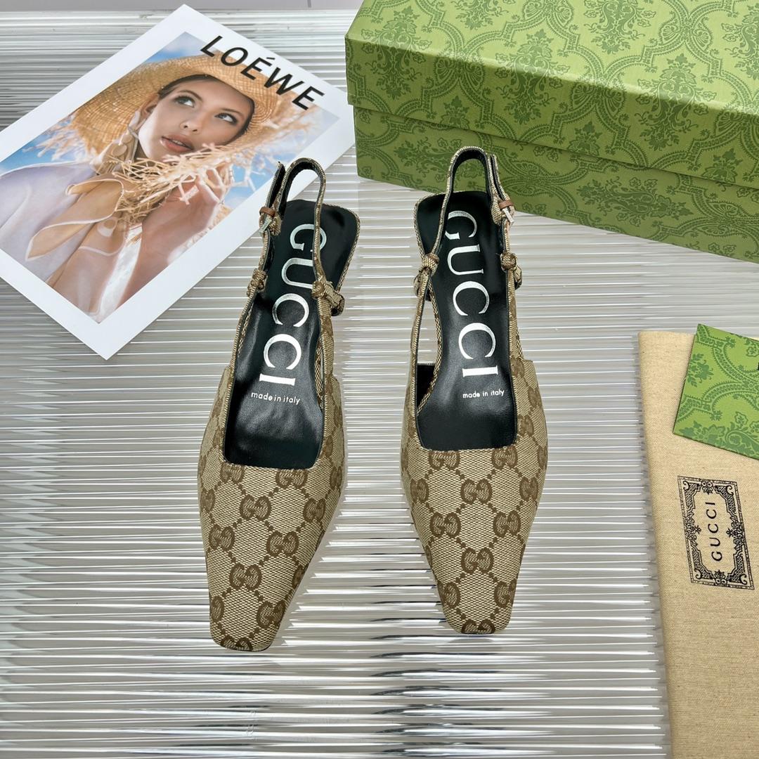 Gucci Women's GG Slingback Pump - DopestKickz